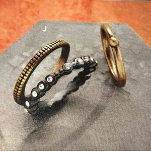 Silpada K & R Destination Stack Rings